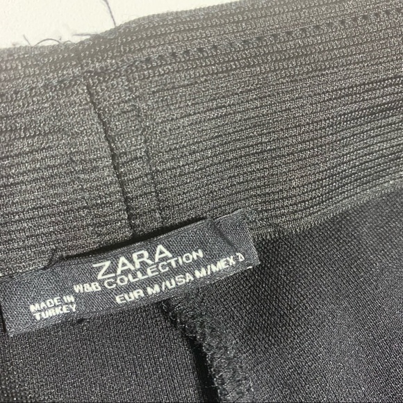 𝅺ZARA M vegan leather front moto leggings - Picture 2 of 6